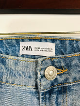 Load image into Gallery viewer, Zara Women&#39;s Denim Jean Mini Skirt  | XS UK6 | Blue
