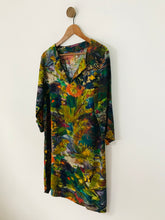 Load image into Gallery viewer, Pazuki Women&#39;s Long Sleeve V-Neck Shift Dress | M UK10-12 | Multicolour
