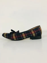 Load image into Gallery viewer, HB Espana Women&#39;s Tartan Check Tassel Loafers | 38 UK5 | Multicolour

