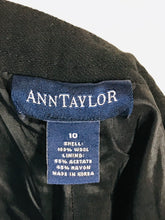 Load image into Gallery viewer, Ann Taylor Women&#39;s Wool Wide Leg Smart Trousers | UK10 | Black
