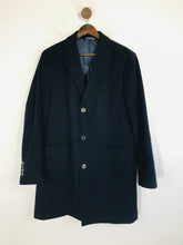 Load image into Gallery viewer, Massimo Dutti Men&#39;s Wool Smart Overcoat Coat | 52 | Blue
