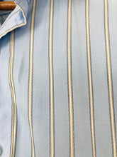 Load image into Gallery viewer, Dunhill Men&#39;s Striped Button-Up Shirt | L 16.5 | Blue
