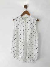 Load image into Gallery viewer, Joules Women&#39;s Polka Dot, Sleeveless Blouse | UK16 | White
