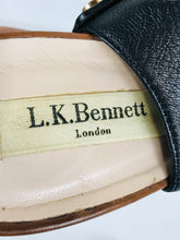 Load image into Gallery viewer, L.K. Bennett Women&#39;s Leather Heels | EU36 UK3 | Black
