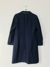 Load image into Gallery viewer, Jigsaw Women’s Wool Blend Pea Coat | UK12 | Navy
