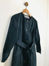 Load image into Gallery viewer, Vera Wang Women&#39;s Cotton Ribbed Overcoat Coat | US4 UK8 | Blue
