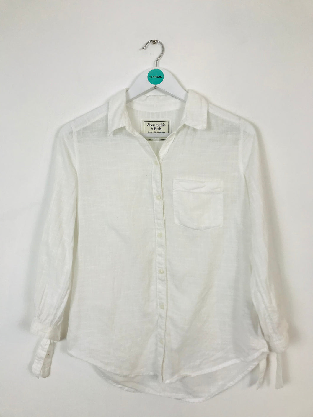 Abercrombie & Fitch Womens Shirt Blouse | XS | White
