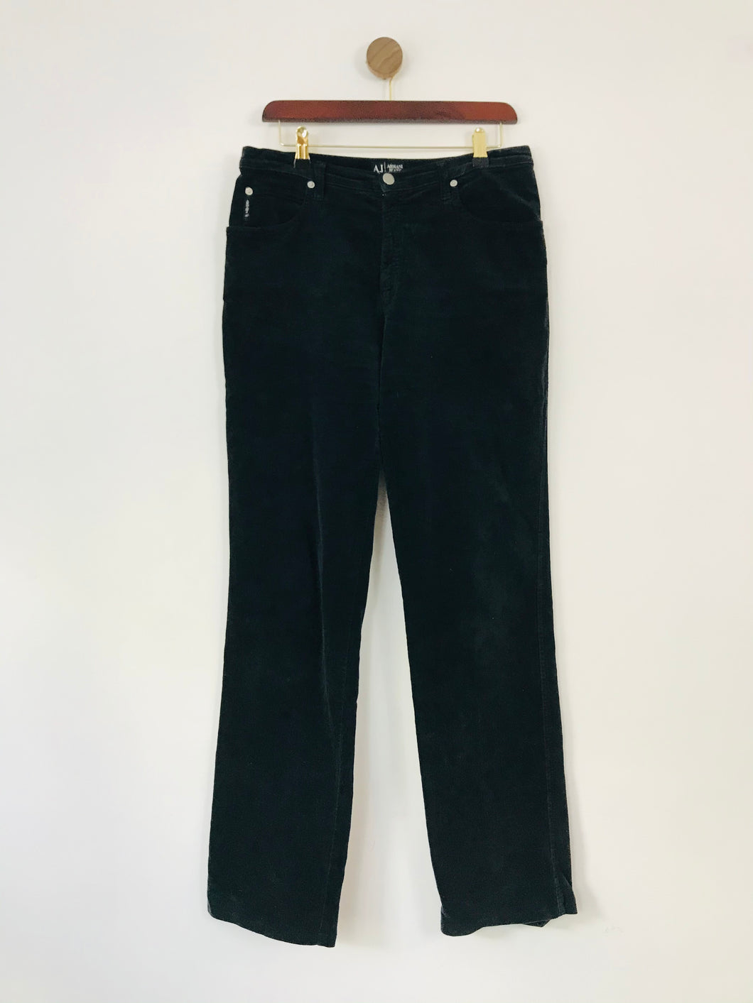 Armani Jeans Women's Corduroy Trousers | 32 | Blue
