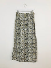 Load image into Gallery viewer, Finery Women’s Snake Print Maxi Slip Skirt NWT | UK12 | Green
