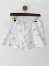 Load image into Gallery viewer, The Little White Company Kid&#39;s Floral Elasticated Waist Shorts | 9-10 Yrs | White

