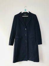 Load image into Gallery viewer, Jigsaw Women’s Wool Blend Pea Coat | UK12 | Navy
