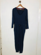 Load image into Gallery viewer, White Stuff Women&#39;s Long Sleeve Jersey Jumpsuit | UK12 | Blue
