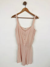 Load image into Gallery viewer, Brandy Melville Women&#39;s Button Up Romper | S UK8 | Pink
