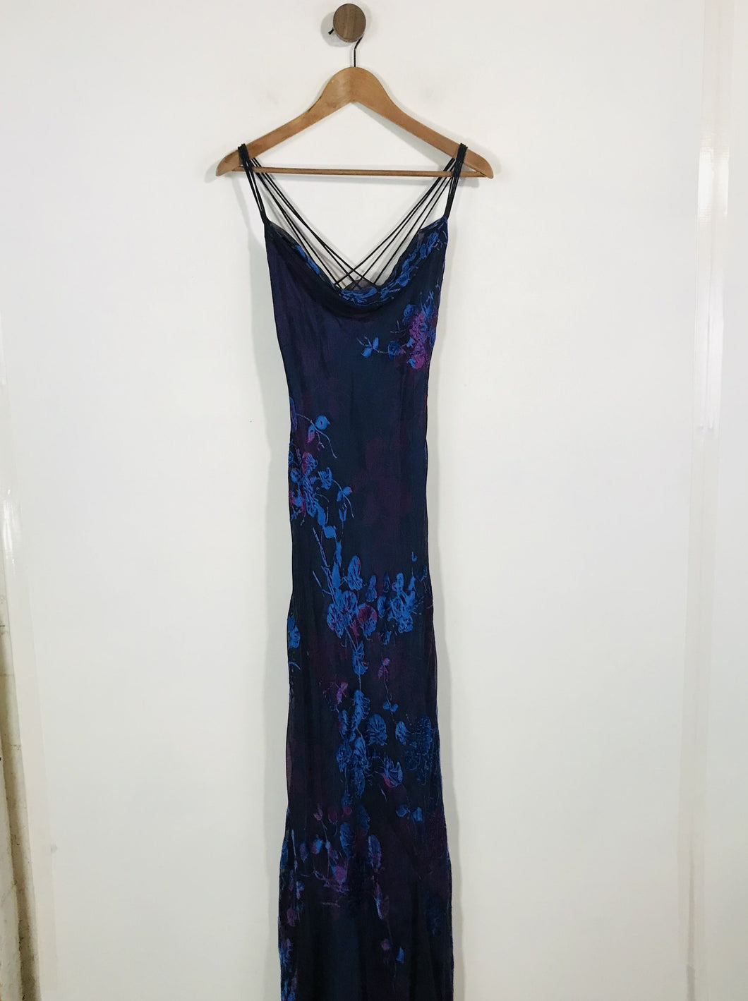 Monsoon Women's Silk Floral Maxi Dress | UK10 | Multicoloured