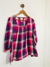 Load image into Gallery viewer, Hilfiger Denim Women&#39;s Check Loose Fit Blouse | L UK14 | Multicoloured
