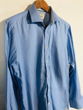 Load image into Gallery viewer, Ted Baker Men&#39;s Smart Endurance Button-Up Shirt | 15.5 | Blue
