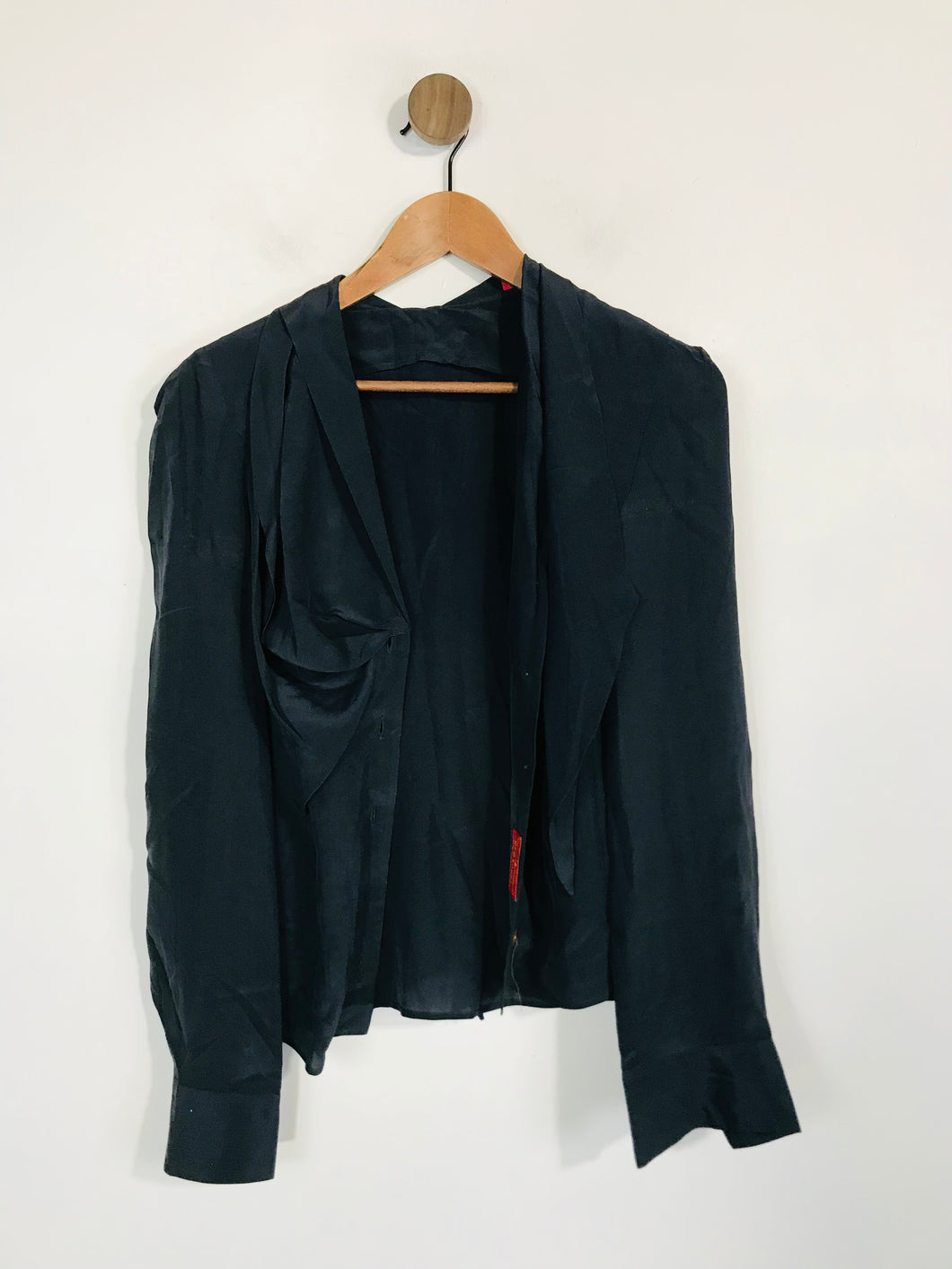 Vivienne Westwood Women's Silk Button-Up Shirt | IT40 UK8 | Blue