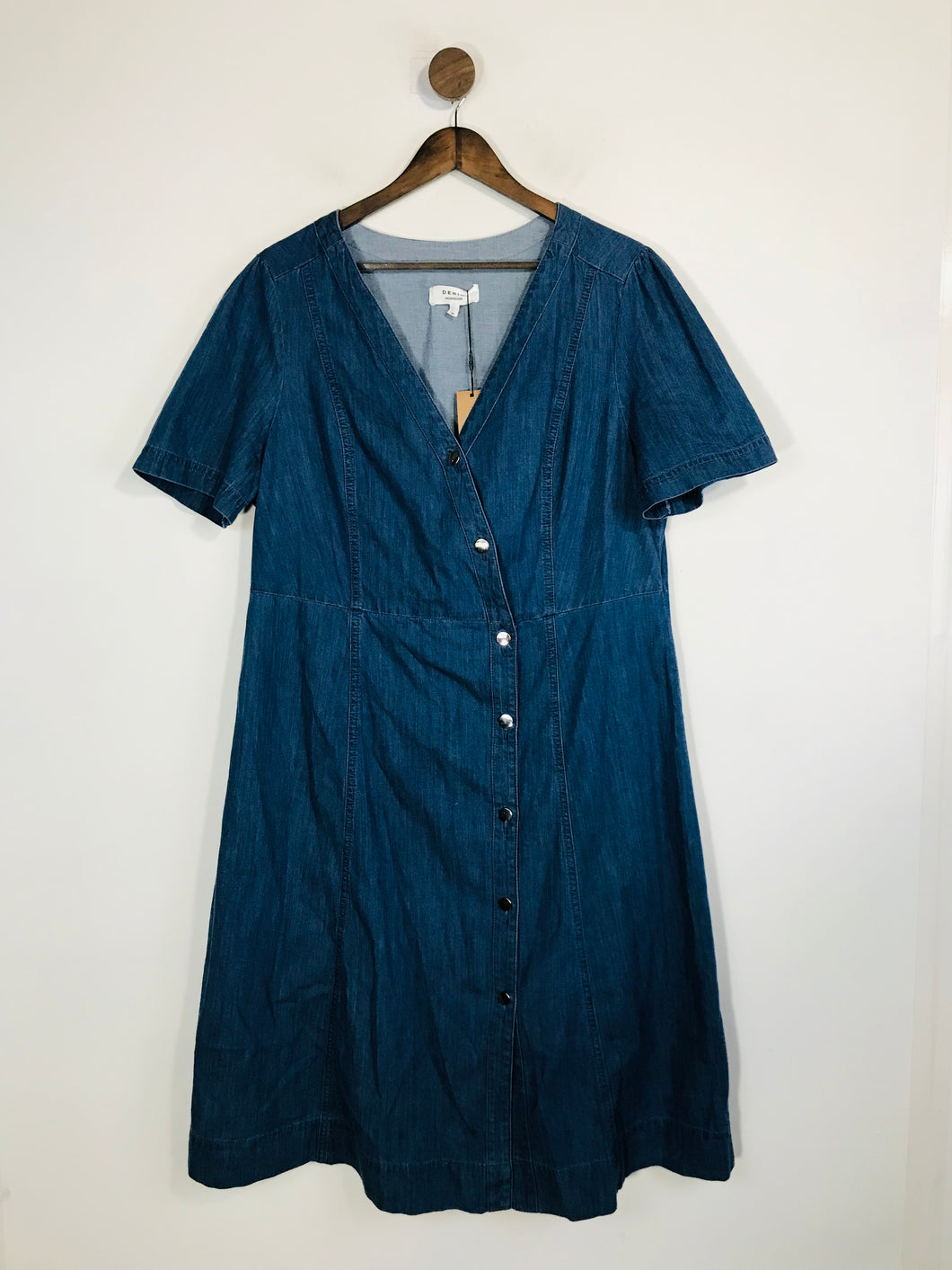 Monsoon Women's Denim A-Line Dress | UK20 | Blue