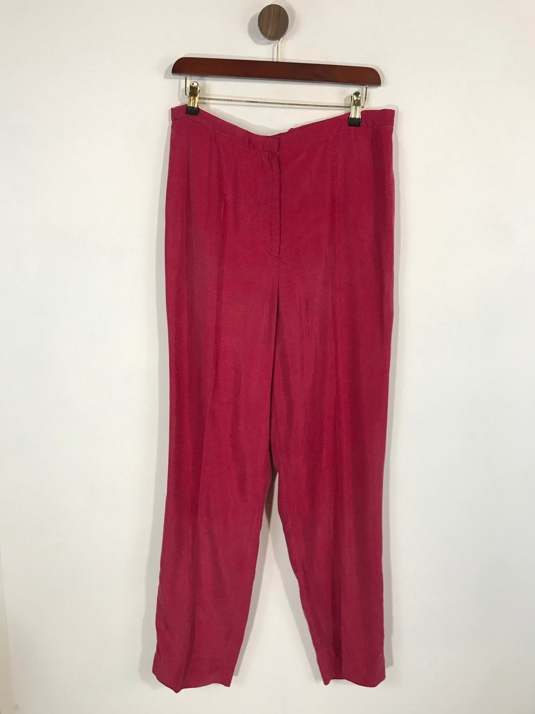Country Casuals Women's High Waist Smart Trousers | UK14 | Red