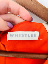Load image into Gallery viewer, Whistles Women&#39;s Silk Shift Dress | UK8 | Orange
