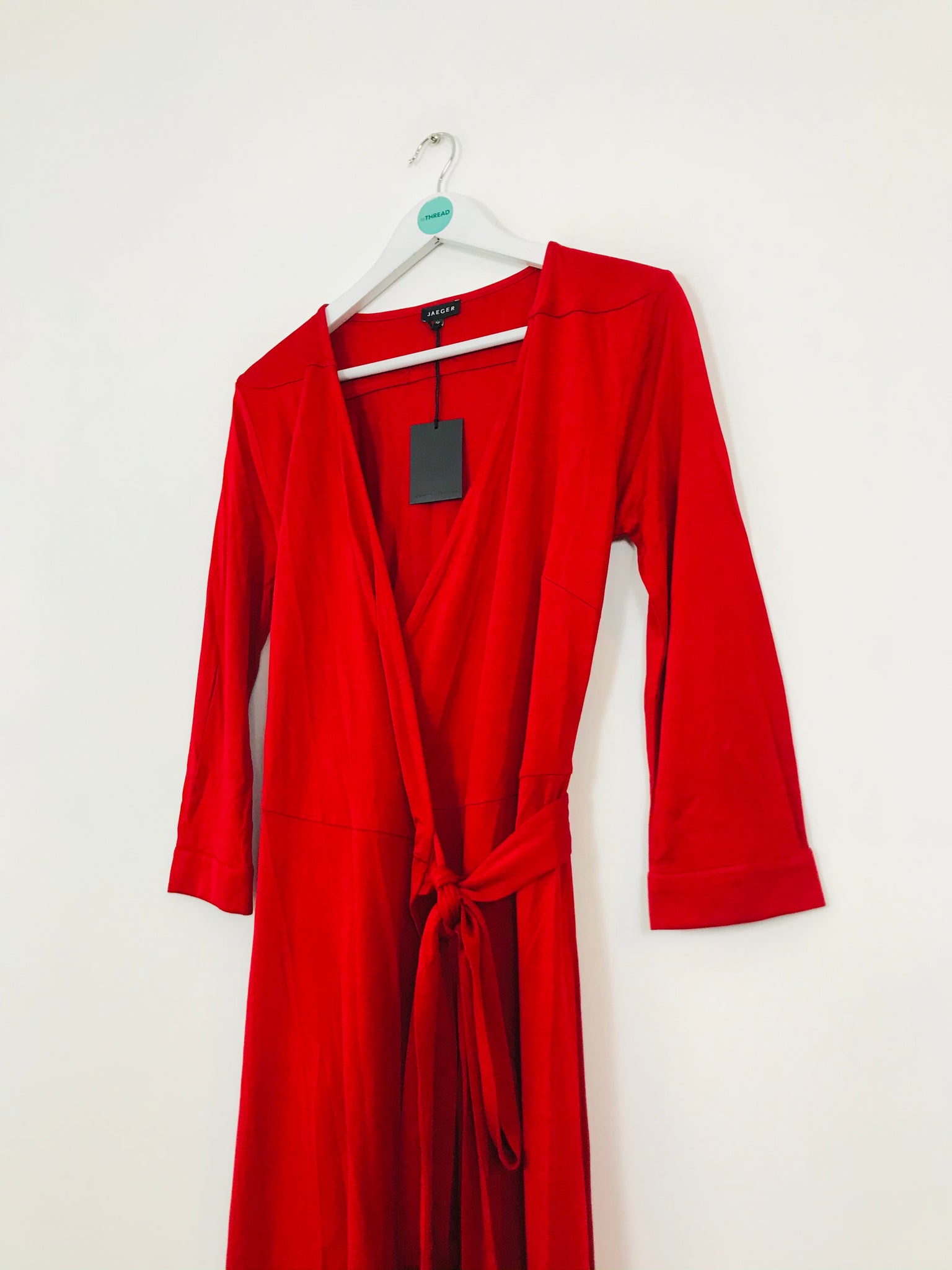 jaeger red dress The Maria dress