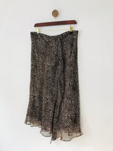Load image into Gallery viewer, Fenn Wright Manson Women&#39;s Silk Midi A-Line Skirt | UK14 | Brown
