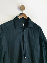 Load image into Gallery viewer, Armani Collezioni Men&#39;s Cotton Smart Button-Up Shirt | L | Black
