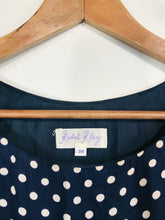 Load image into Gallery viewer, Rachel Riley Women&#39;s Polka Dot A-Line Dress | EU38 UK10 | Blue
