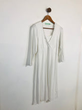 Load image into Gallery viewer, Charlotte Keating Women&#39;s Nursing Midi A-Line Dress | 3 UK14 | White
