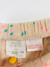 Load image into Gallery viewer, Zara Kid’s Multicoloured Spot Leggings | 18-24 Months | Pink

