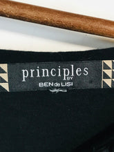 Load image into Gallery viewer, Principles Women&#39;s Polka Dot Striped Midi Dress | EU48 UK20 | Black
