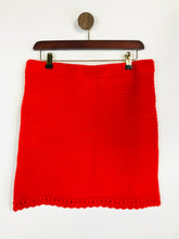 Load image into Gallery viewer, Asos Women&#39;s Knit Mini Skirt | UK12 | Red
