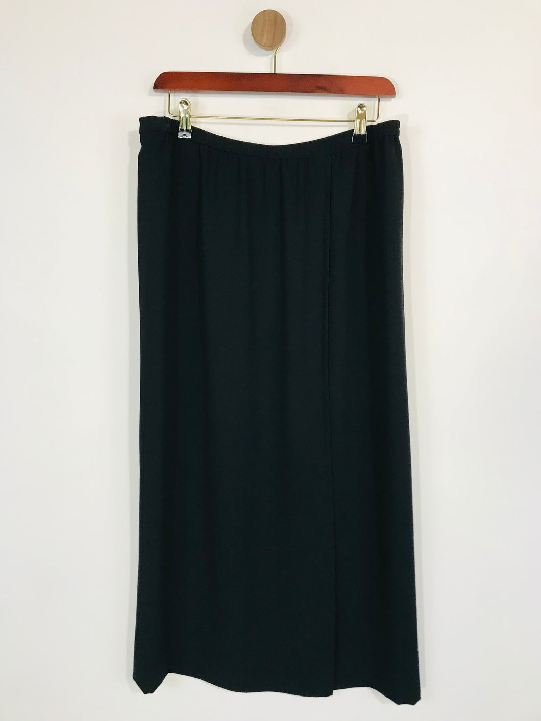 Frank Usher Women's Side slit Midi Skirt | UK14 | Black
