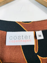 Load image into Gallery viewer, Coster Copenhagen Women&#39;s Funky Wide Sleeve Blouse | EU36 UK8 | Brown
