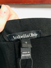 Load image into Gallery viewer, Isabella Oliver Women&#39;s Cotton Maternity Smart Trousers | 4 | Black
