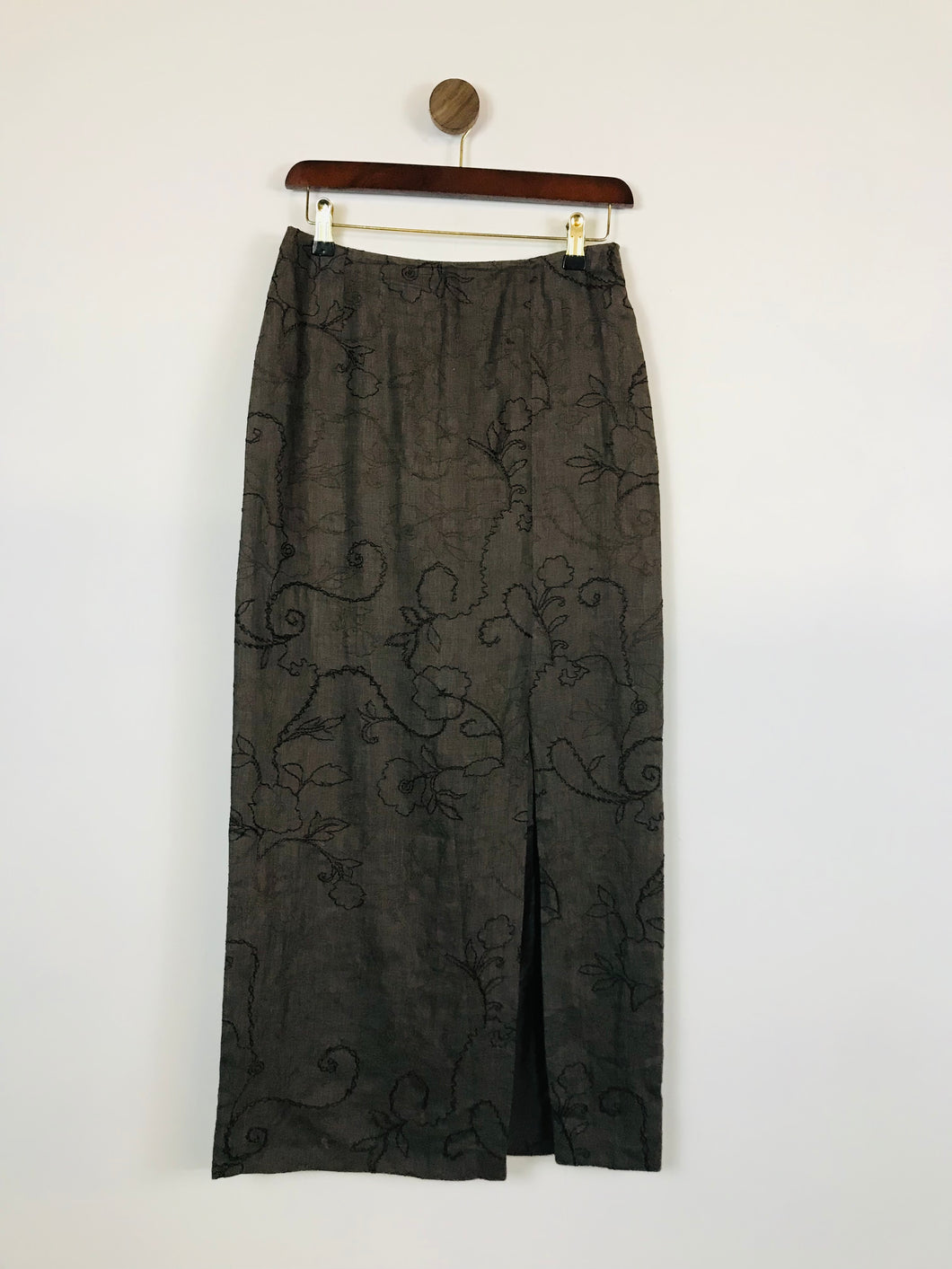 Kaliko Women's Linen Maxi Skirt | UK8 | Brown