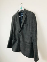 Load image into Gallery viewer, H.E. by Mango Wool Suit Jacket Blazer | UK40 L | Grey
