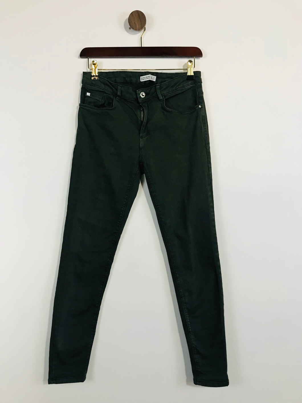 Zara Women's Skinny Jeggings Jeans | 40 UK12 | Green