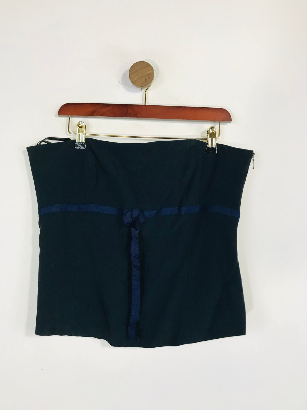 Whistles Women's Bandeau Strapless Corset Top | UK16 | Blue