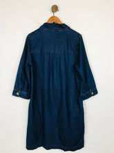 Load image into Gallery viewer, Phase Eight Women&#39;s Chambray Shirt Dress | UK16 | Blue
