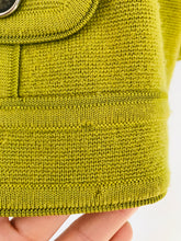 Load image into Gallery viewer, Karen Millen Women&#39;s Button Up Collared Cardigan | UK14 3 | Green
