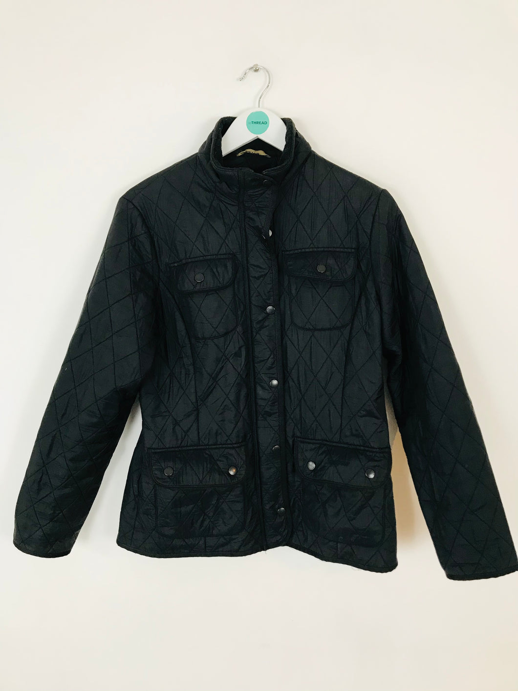 Barbour Women’s Quilted Jacket Coat | UK12 | Black