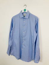 Load image into Gallery viewer, John Francomb T.M.Lewin Men’s Fitted Shirt | 16.5 42-91 36 | Blue
