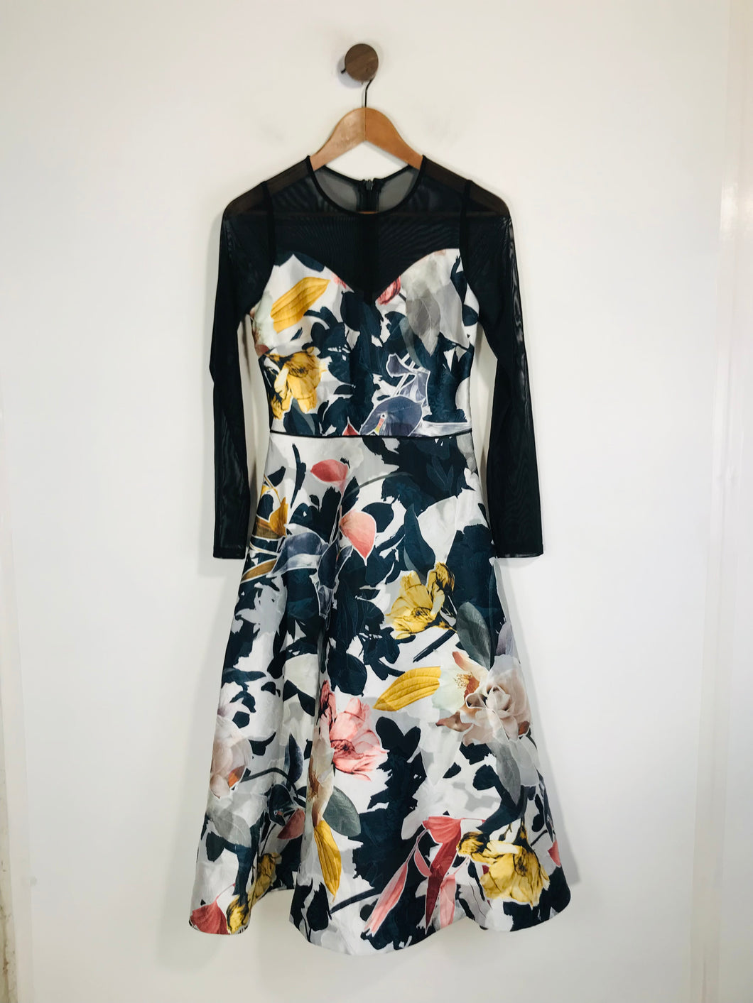 Coast Women's Floral Smart A-Line Dress | UK6 | Multicoloured