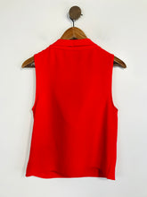 Load image into Gallery viewer, Zara Women&#39;s Cowl Neck Tank Top | S UK8 | Red

