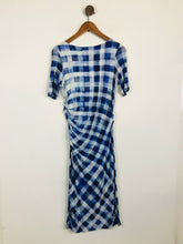 Load image into Gallery viewer, Paul Smith Women&#39;s Check Shift Dress | M UK10-12 | Blue
