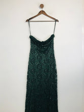 Load image into Gallery viewer, Phase Eight Women&#39;s Lace Sequin Midi Dress | UK12 | Green
