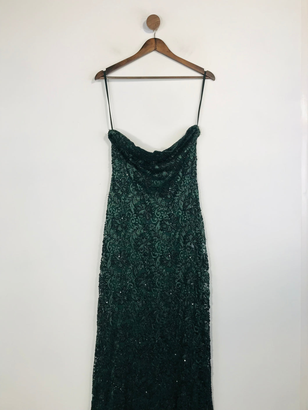 Phase Eight Women's Lace Sequin Midi Dress | UK12 | Green