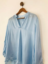 Load image into Gallery viewer, Hush Women&#39;s Satin Blouse | UK12 | Blue
