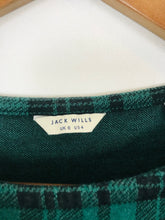 Load image into Gallery viewer, Jack Wills Women’s Tartan Check Mini Skater Dress | UK8 | Green
